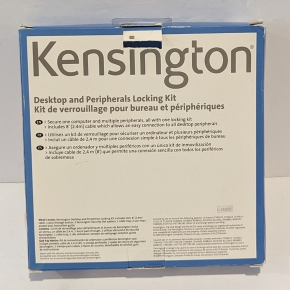 KENSINGTON desktop and peripherals locking kit K64615US - Picture 2 of 10